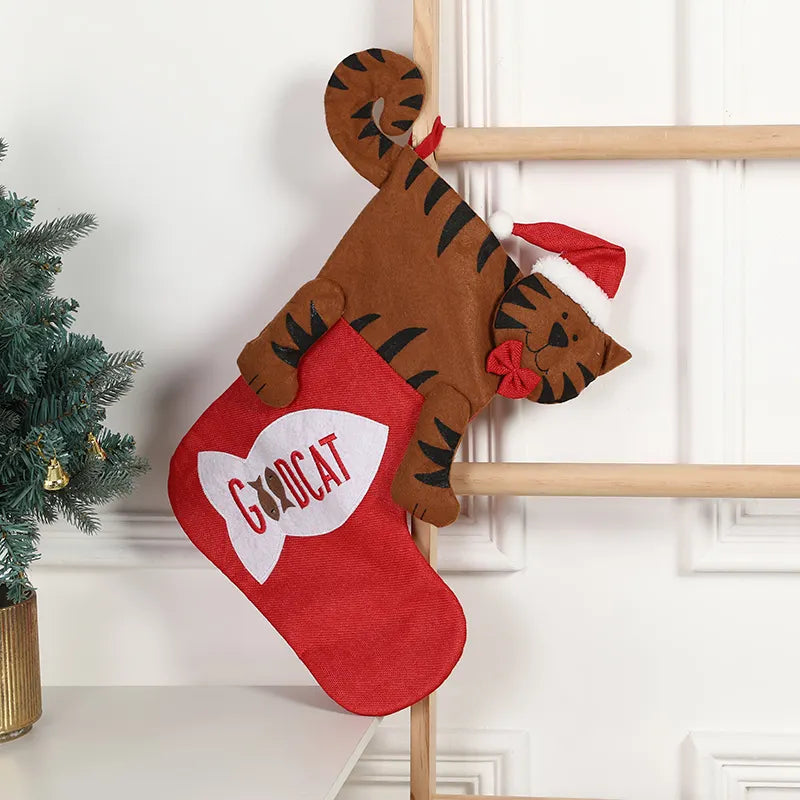 Babble Wrap Pet Stocking - Good Cat