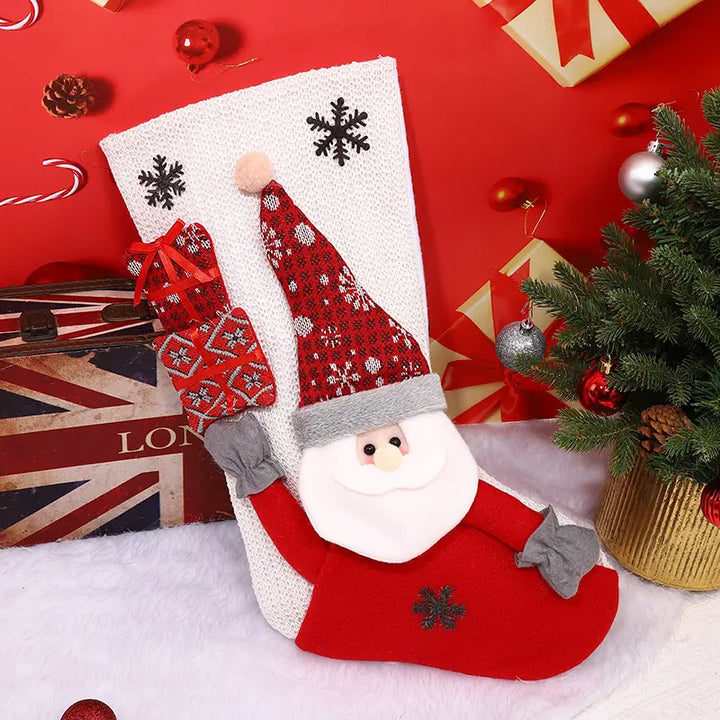 Babble Wrap Surprise Wishes Stockings (Santa)