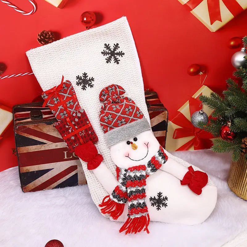 Babble Wrap Surprise Wishes Stocking (Snowman)