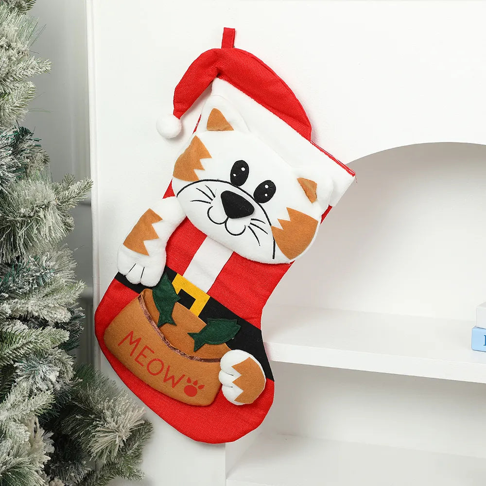 Babble Wrap Pet Stocking (Set of 2) - Woof & Meow