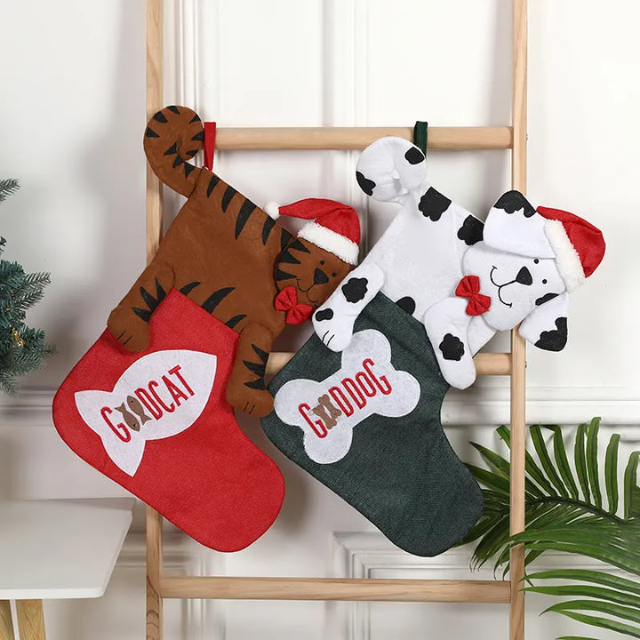 Babble Wrap Pet Stocking - Good Cat