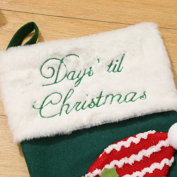 Babble Wrap Festive Countdown Treasure Stockings (Santa)