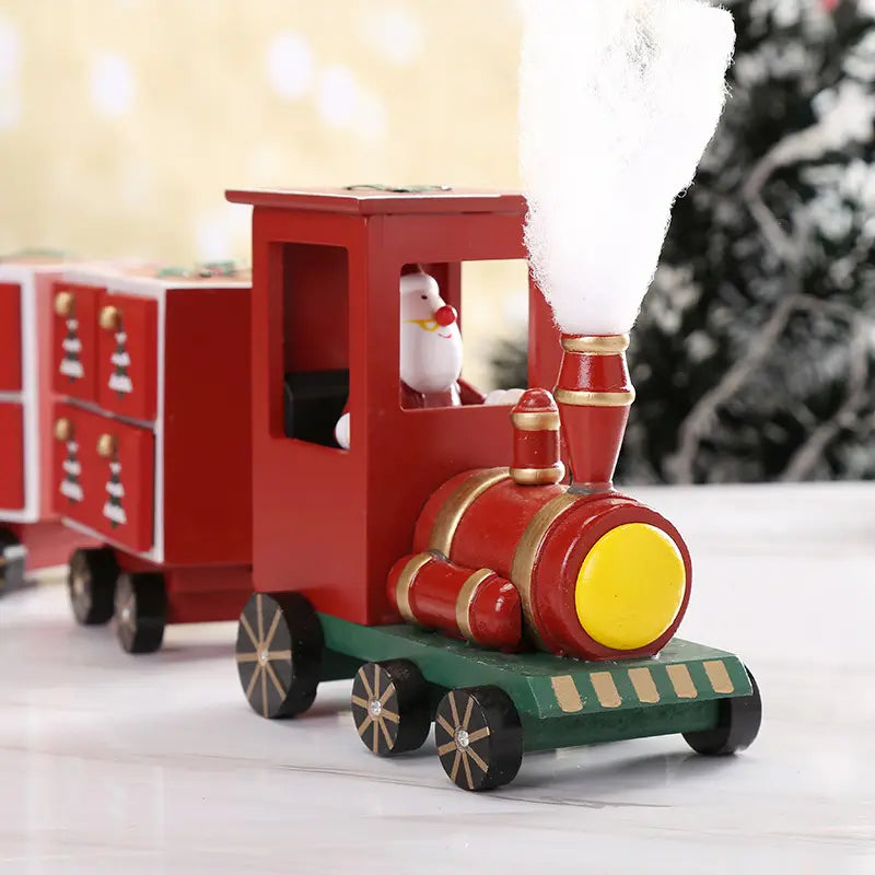 Babble Wrap Wooden Advent Calendar (Evergreen Adventure Express)