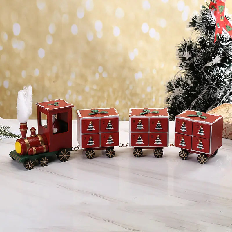 Babble Wrap Wooden Advent Calendar (Evergreen Adventure Express)