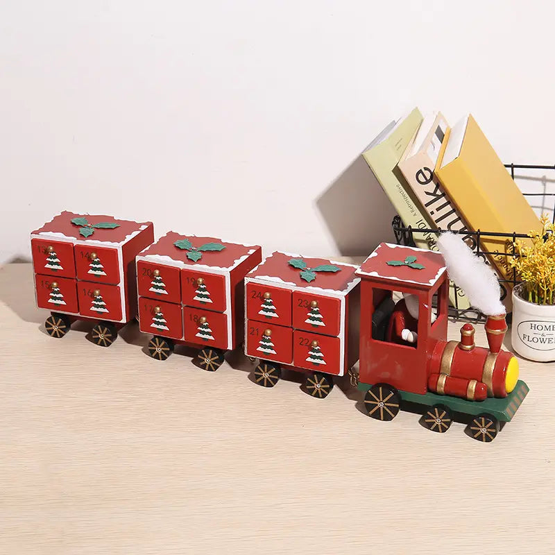 Babble Wrap Wooden Advent Calendar (Evergreen Adventure Express)