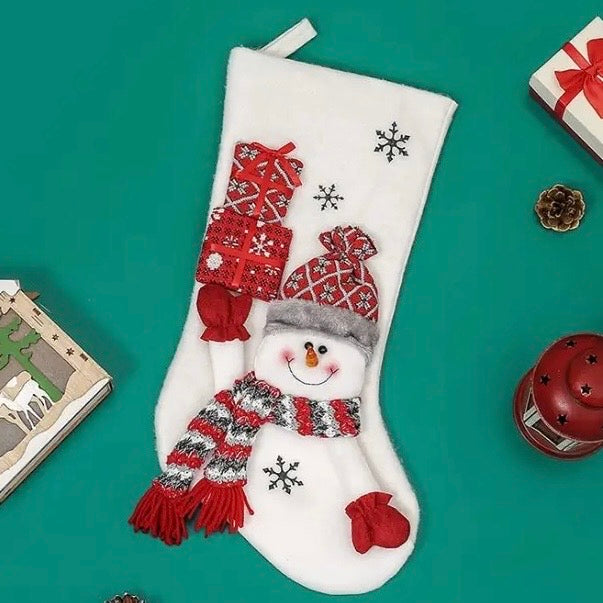 Babble Wrap Surprise Wishes Stocking (Snowman)