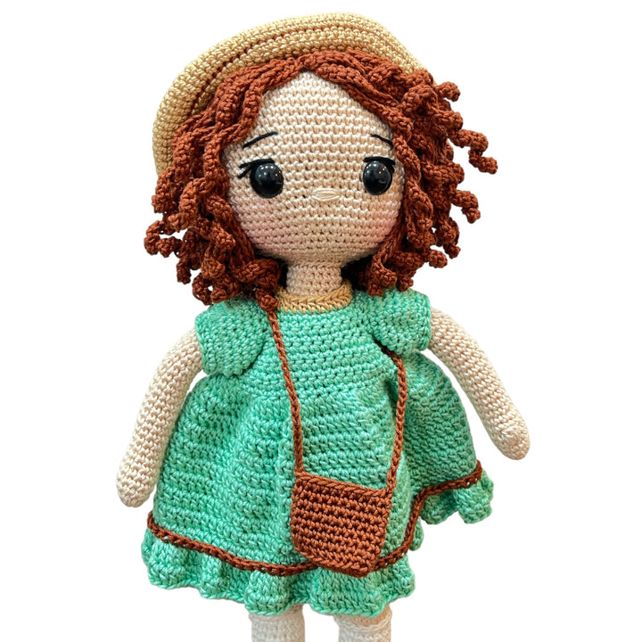 Crochet Toy - Clara The Curly Doll