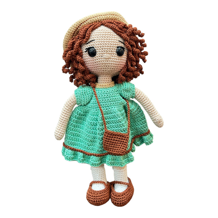 Crochet Toy - Clara The Curly Doll