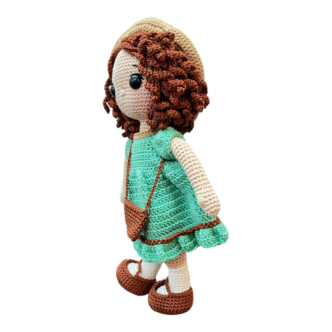 Crochet Toy - Clara The Curly Doll