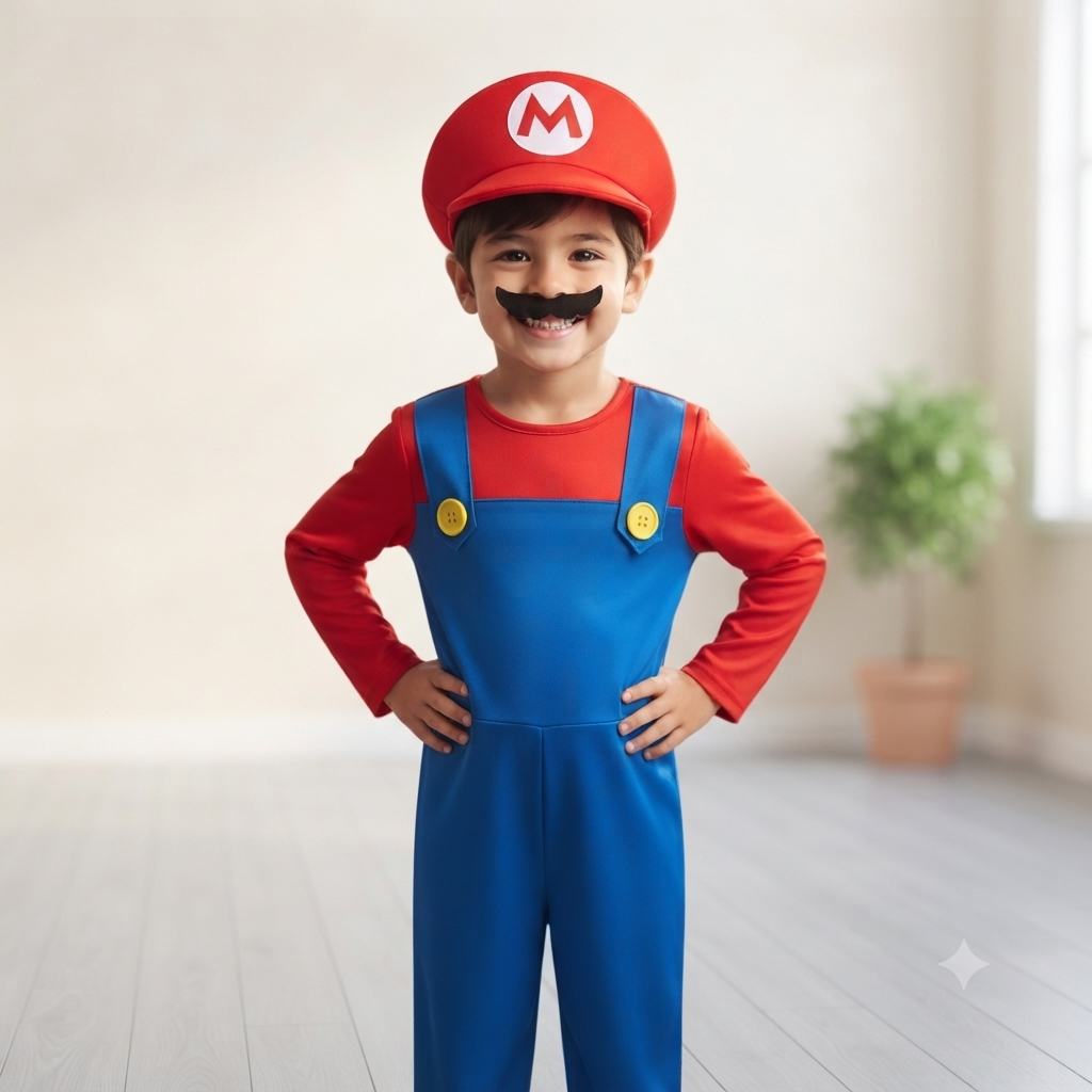 Classic Plumber Costume for Kids