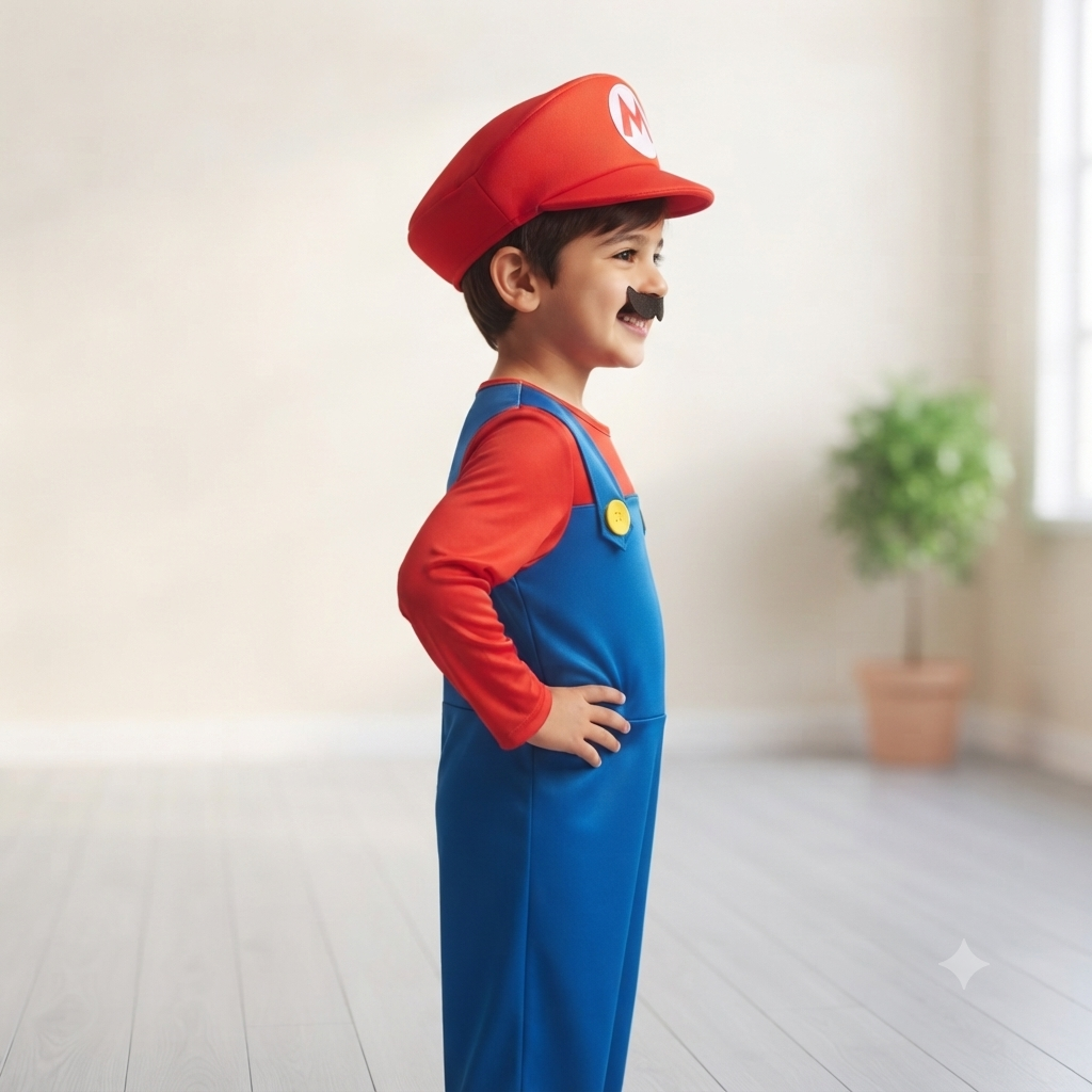 Classic Plumber Costume for Kids