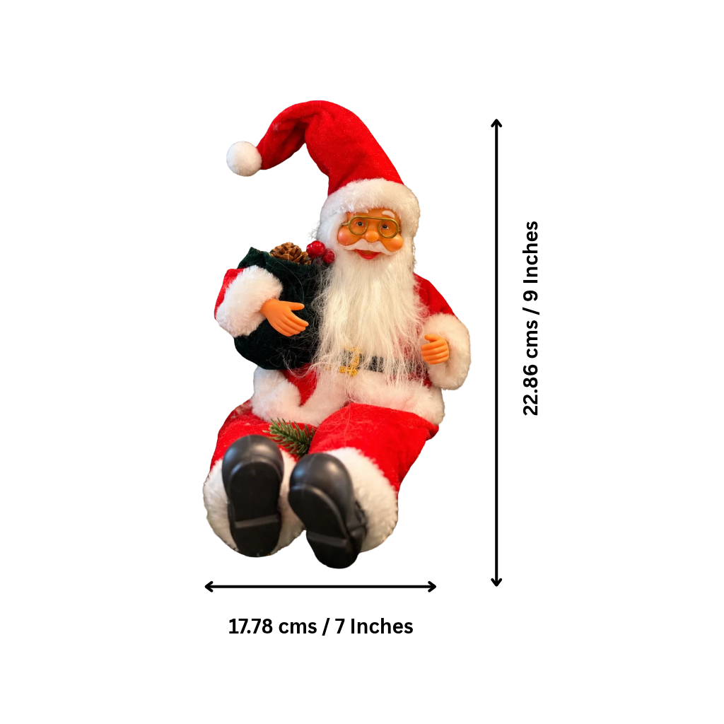 Classic Seated Santa Christmas Decor
