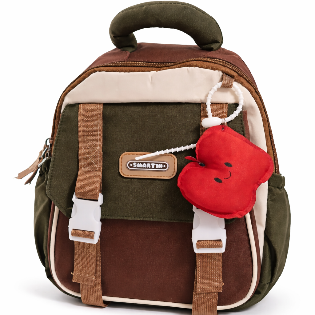 Classic Preschool Backpack with Apple Charm
