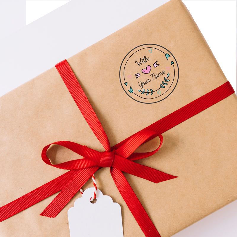 Personalised Gift Sticker - Clear - Set of 60