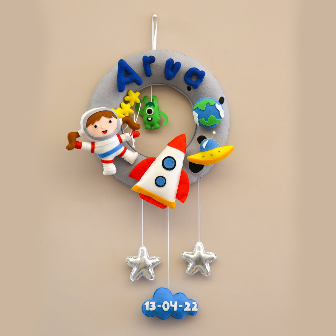 Junior Astronaut Adventure Personalized Wall Decor