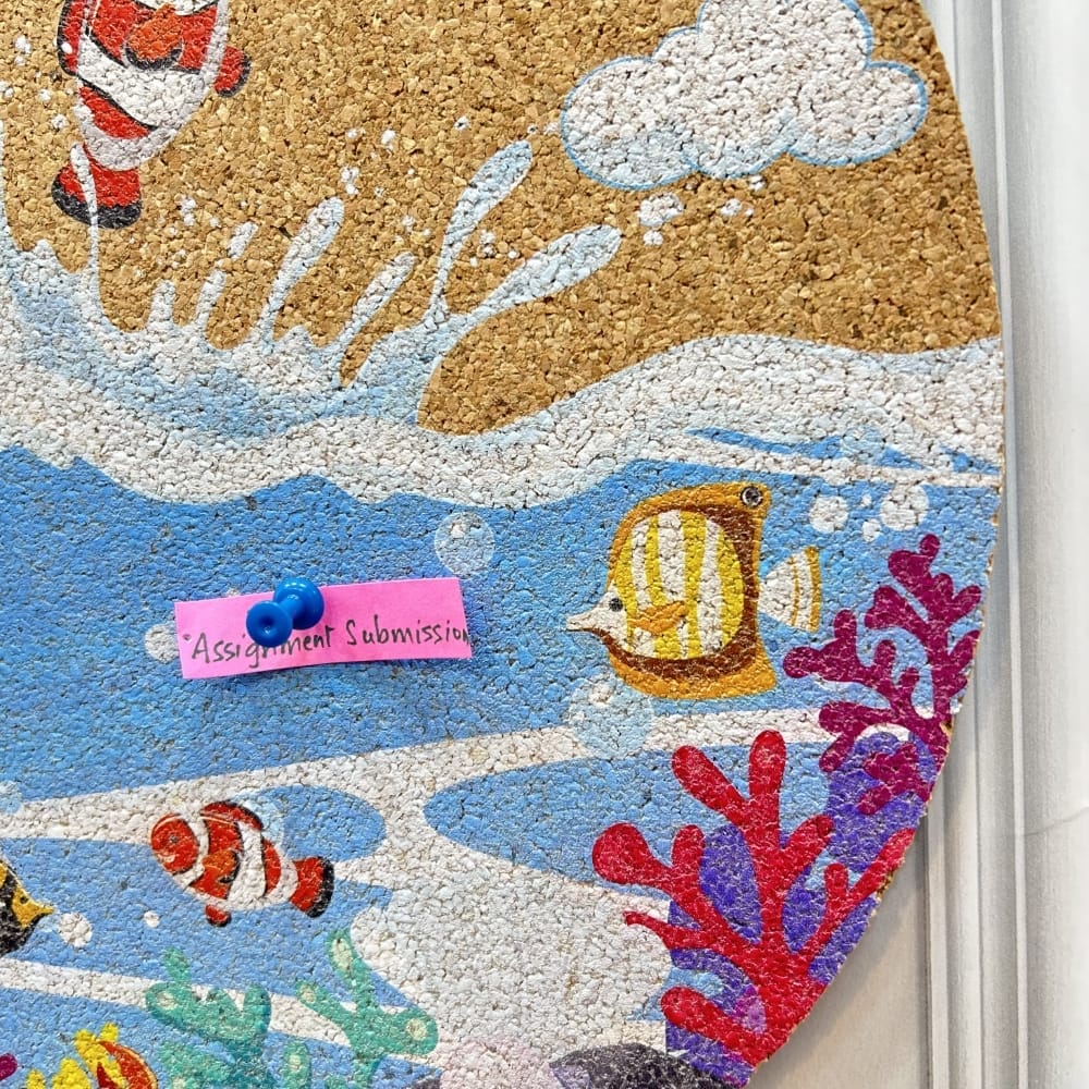 Cork Pinboard - Deep Sea