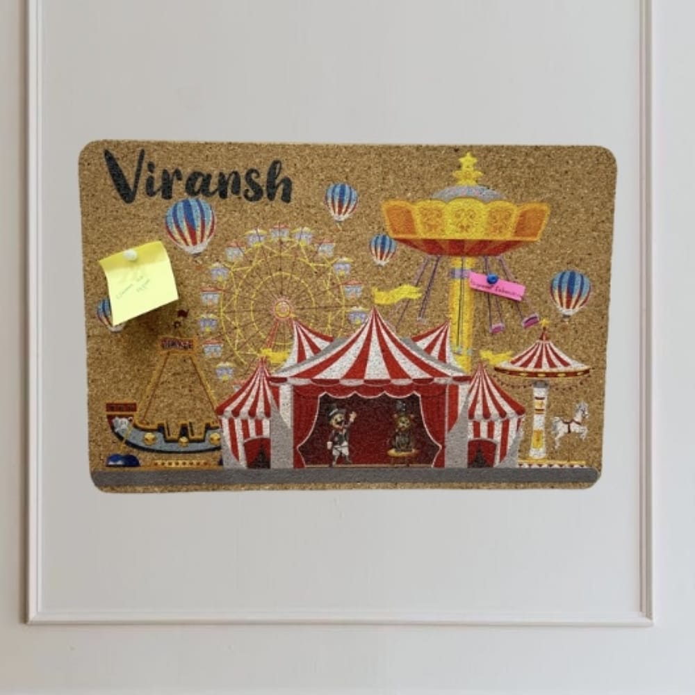 Cork Pinboard - Magic Circus