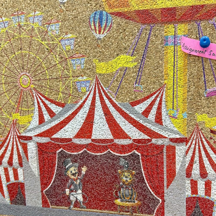 Cork Pinboard - Magic Circus