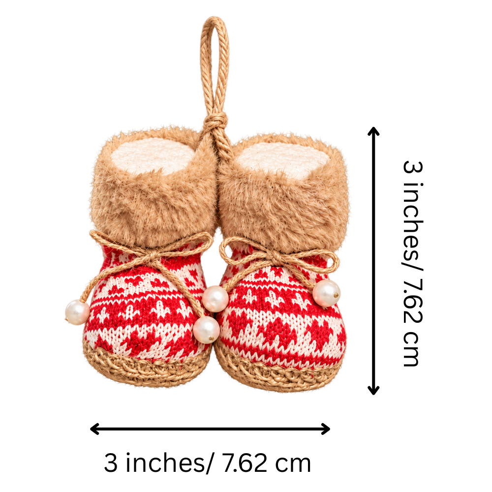 Cozy Knit Boots Ornament