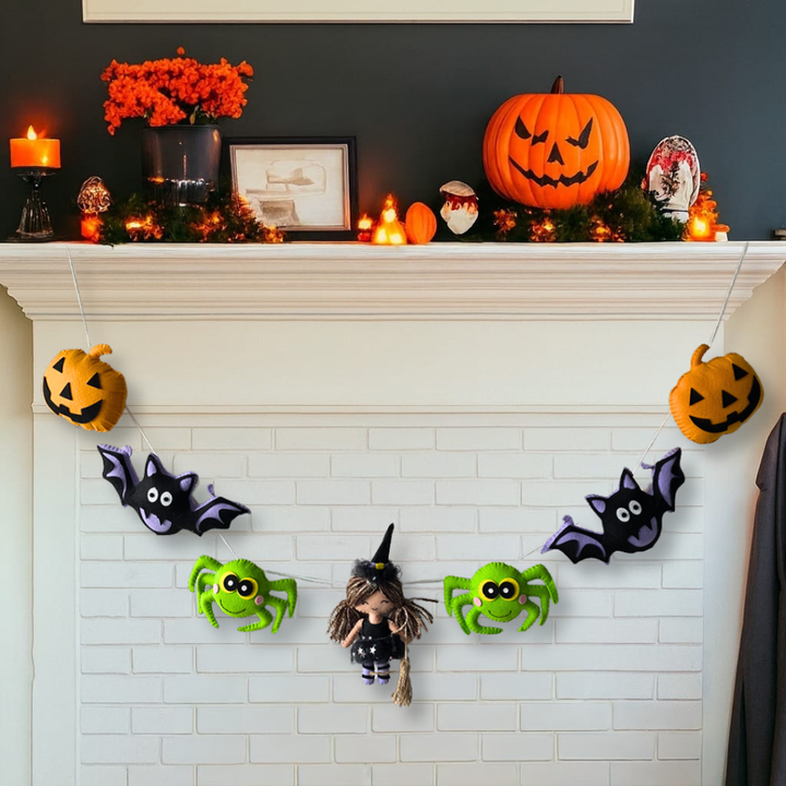 Happy Halloween Bunting – The Witch & Her Boo Crew