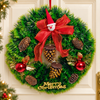 15" Crimson Pine Wreath