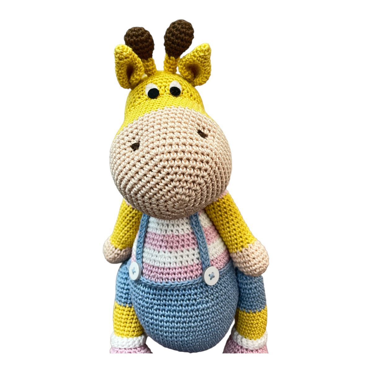 Crochet Toy- Griffin The Giraffe - Pink