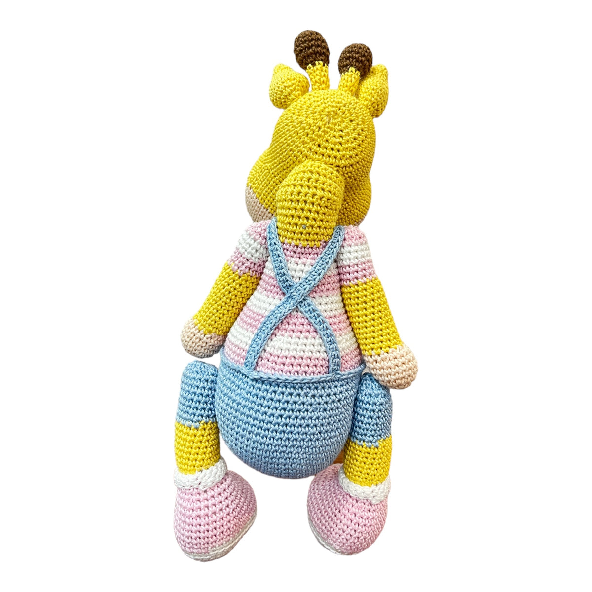 Crochet Toy- Griffin The Giraffe - Pink
