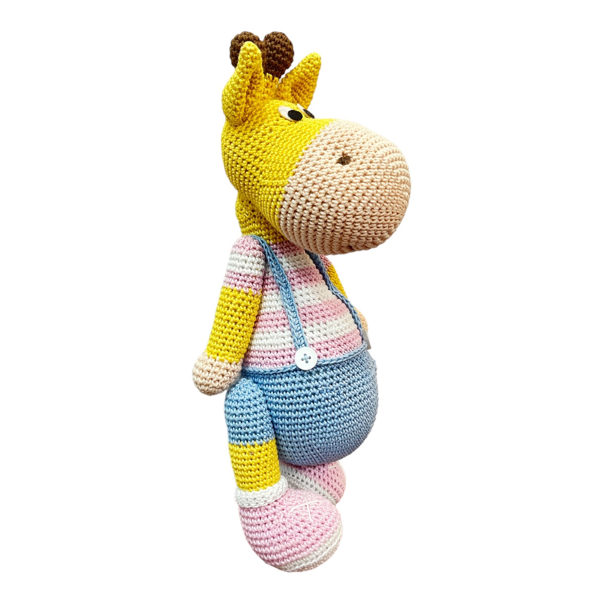 Crochet Toy- Griffin The Giraffe - Pink