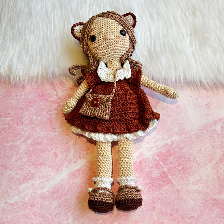 Crochet Toy- Almond Doll