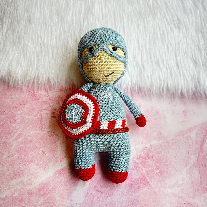 Crochet Toy- Captain America