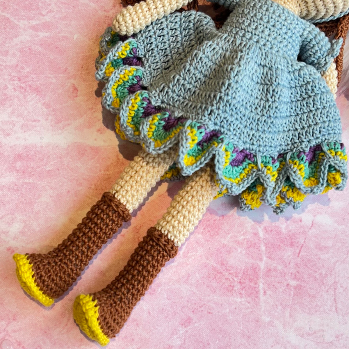 Crochet Doll - Peacock Princess