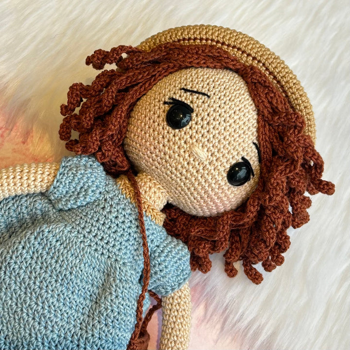 Crochet Doll - Charlotte The Curly Doll