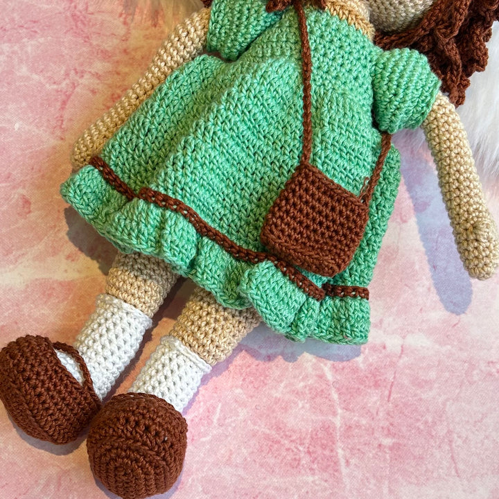 Crochet Toy - Clara The Curly Doll