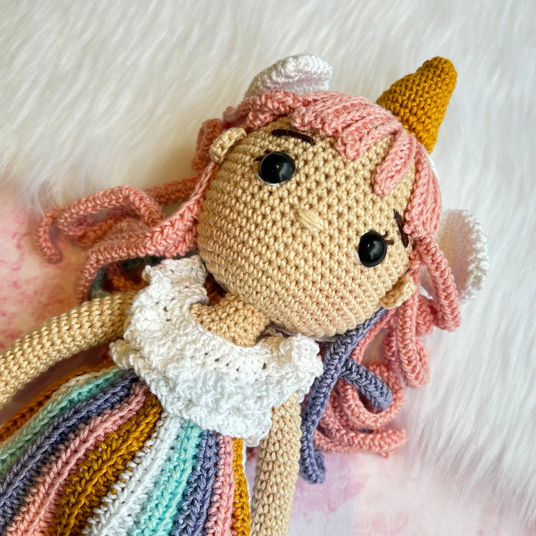 Crochet Toy - Rainbow Unicorn