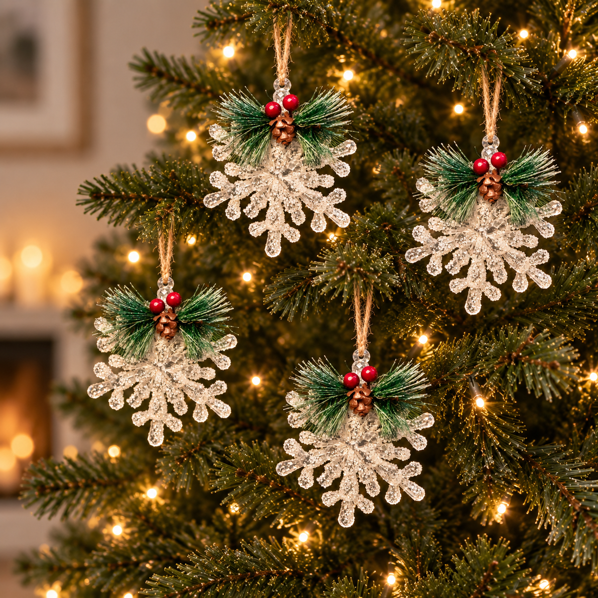 Crystal Snowflake Ornament