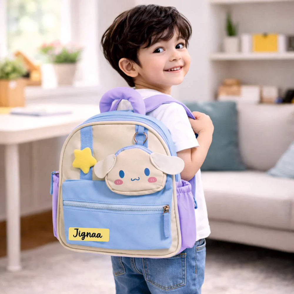 Cuddle Cloud Puppy Preschool Backpack with Mini Pouch