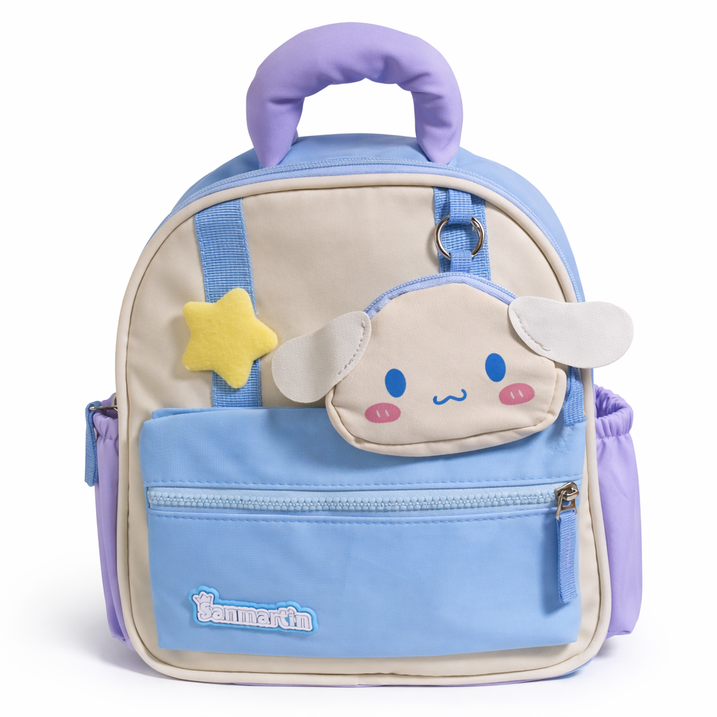 Cuddle Cloud Puppy Preschool Backpack with Mini Pouch