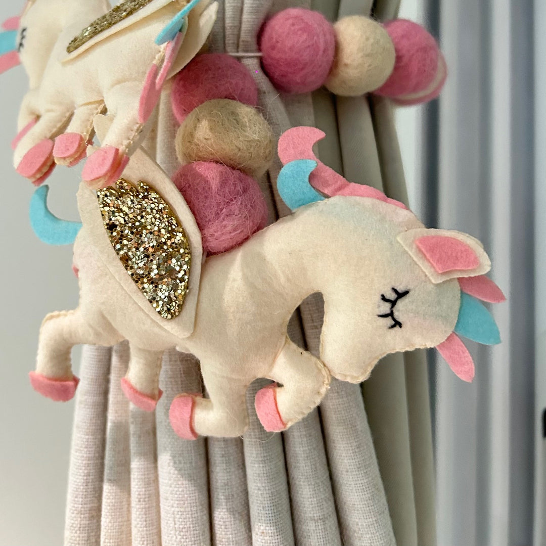 Curtain Tie - Enchanted Unicorn