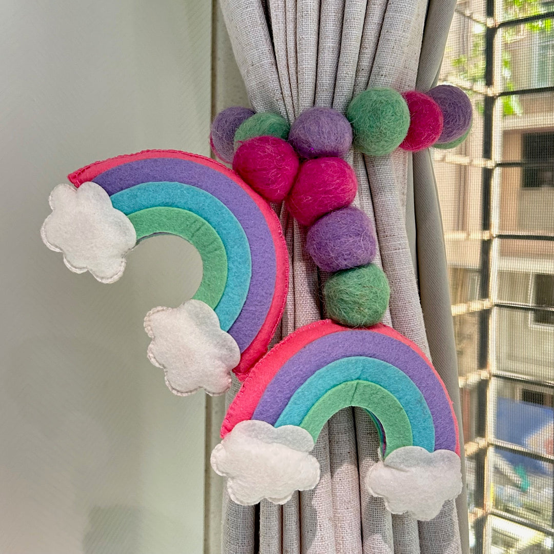 Curtain Tie - Rainbow Radiance