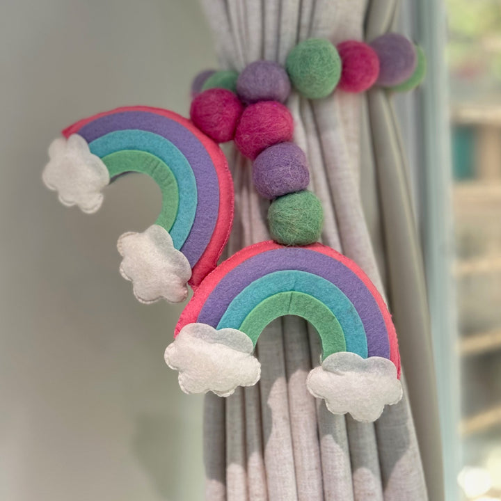 Curtain Tie - Rainbow Radiance