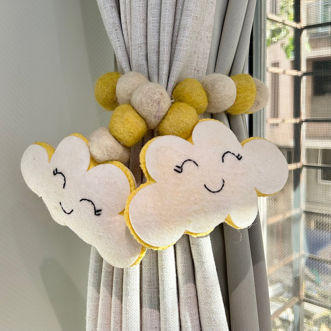 Curtain Tie - Smiling Cloud