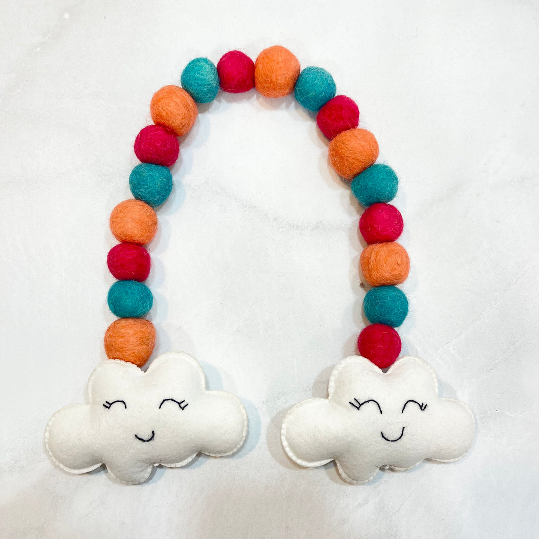 Curtain Tie - Cheerful Cloud