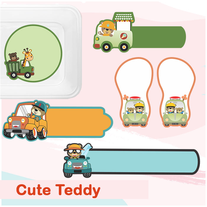 Cute Teddy - Complete/Split/Iron Ons Packs