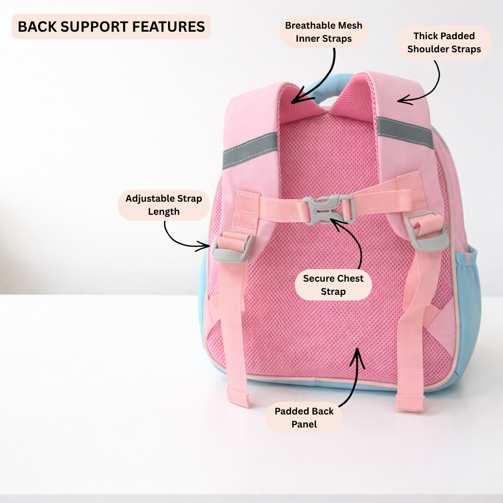 Cute Puppy Preschool Backpack with Mini Pouch