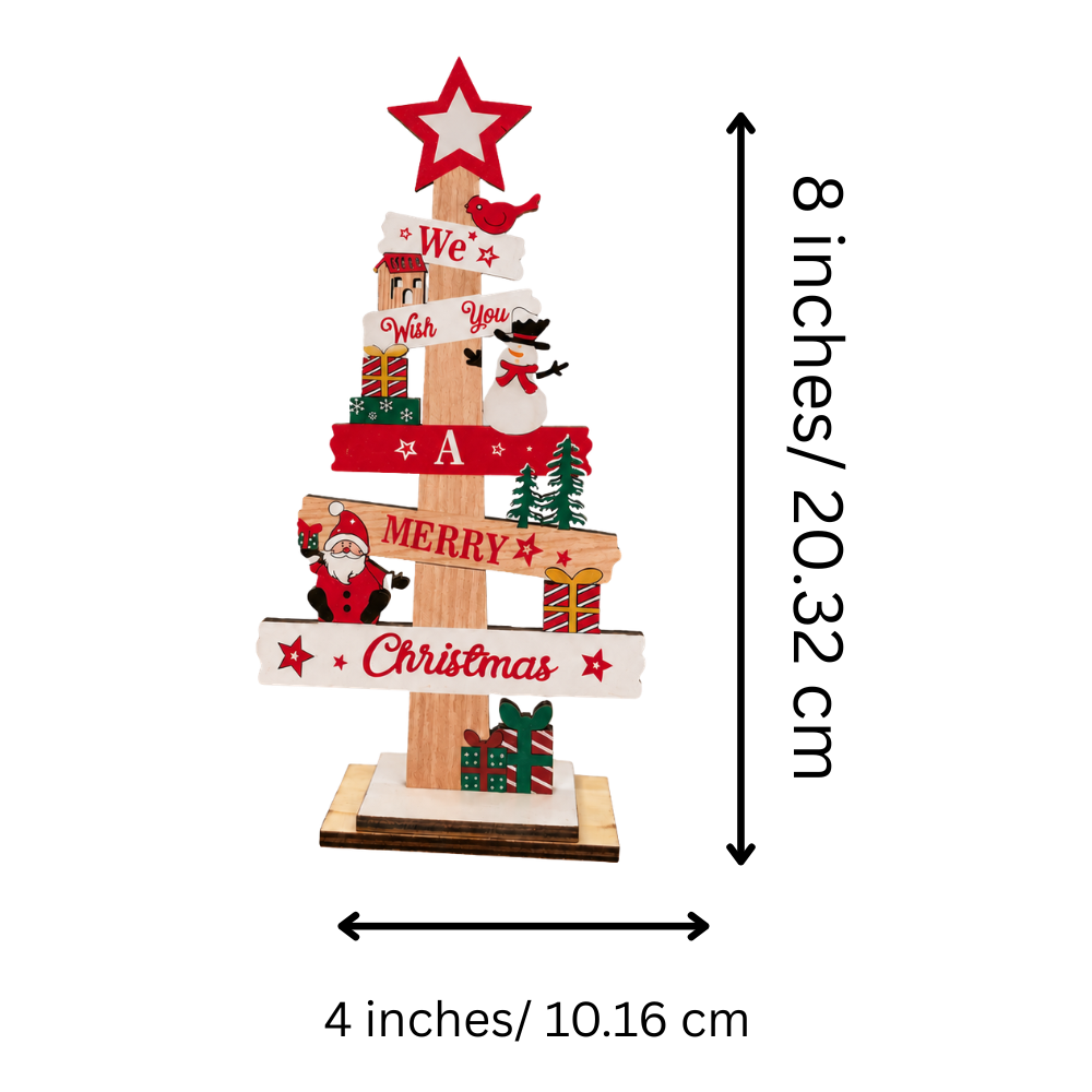 DIY Christmas Sign Table Top Décor – Set of 2