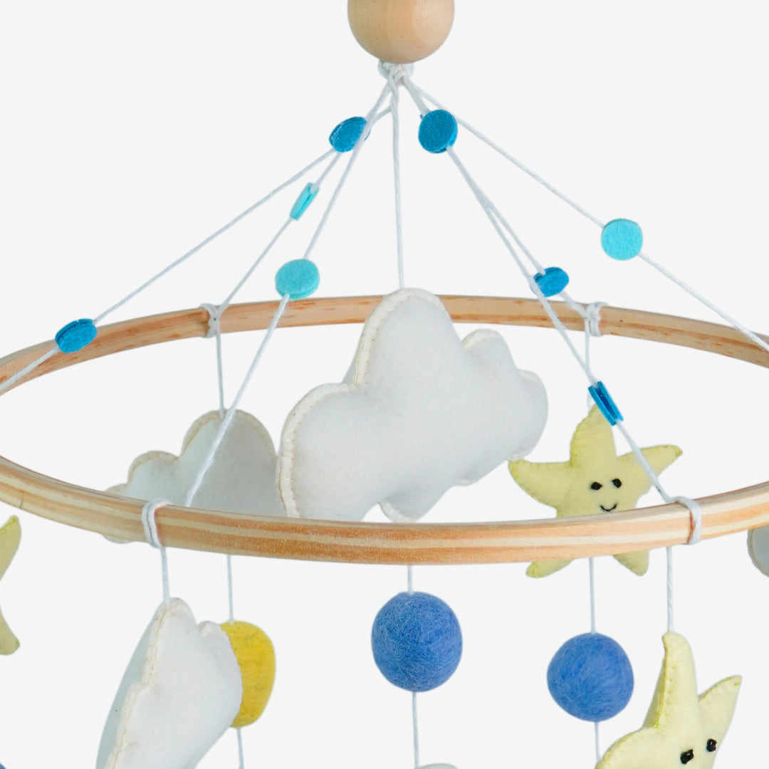 Babble Wrap Cot / Crib Mobile - Dolphin Daydreams