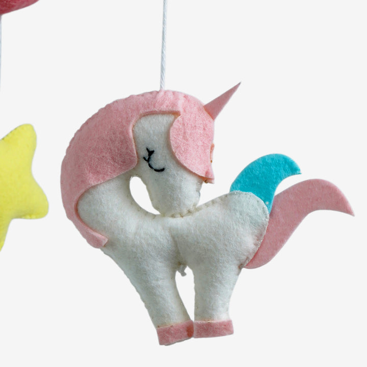 Babble Wrap Cot / Crib Mobile - Dreamy Unicorn