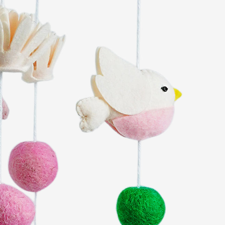 Babble Wrap Cot / Crib Mobile - Dreamy Flutterland