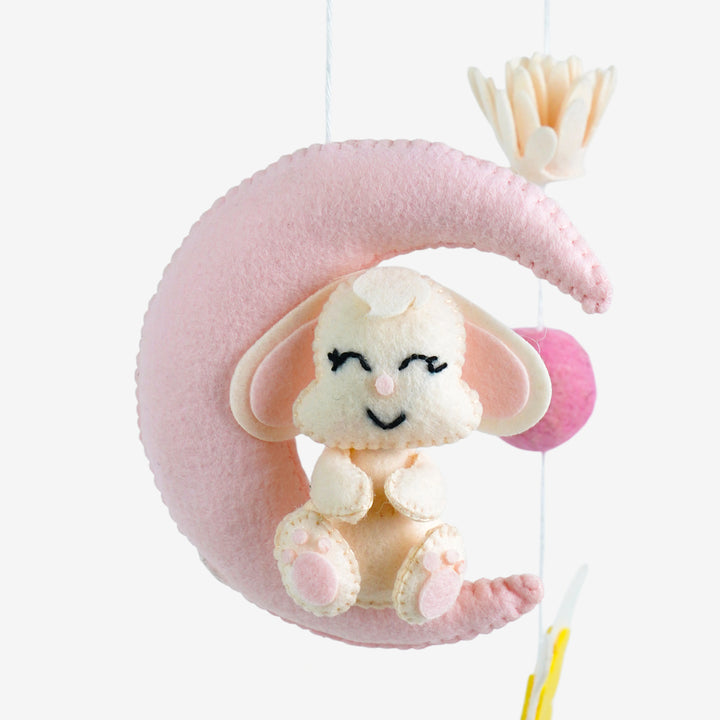 Babble Wrap Cot / Crib Mobile - Dreamy Flutterland