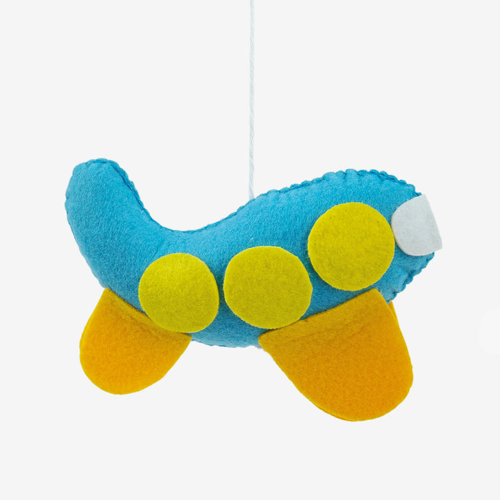 Babble Wrap Cot / Crib Mobile - Wings & Wheels Wonderland